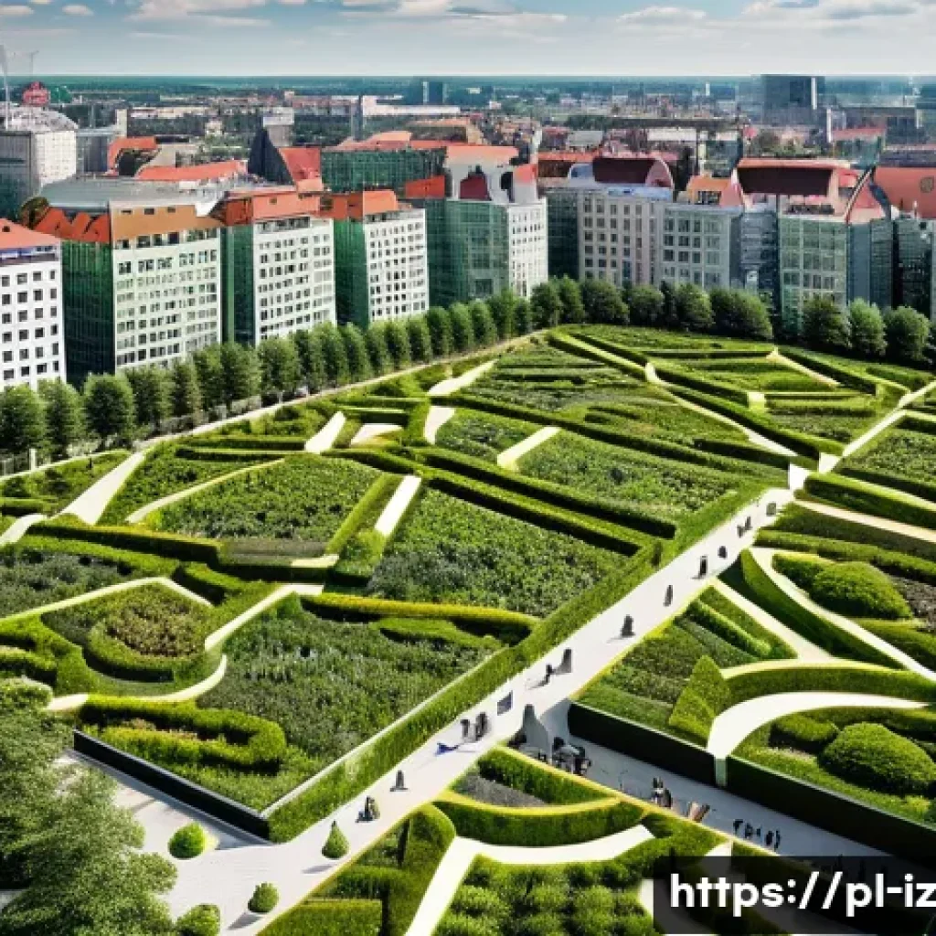 생태 심리학의 정책 적용 사례 - Green Lungs of Urban Jungles: A Modern Polish Cityscape in Harmony with Nature**
"A panoramic, high-...